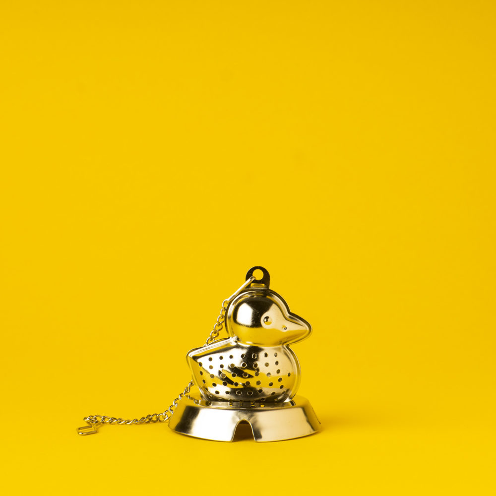 Duck tea strainer