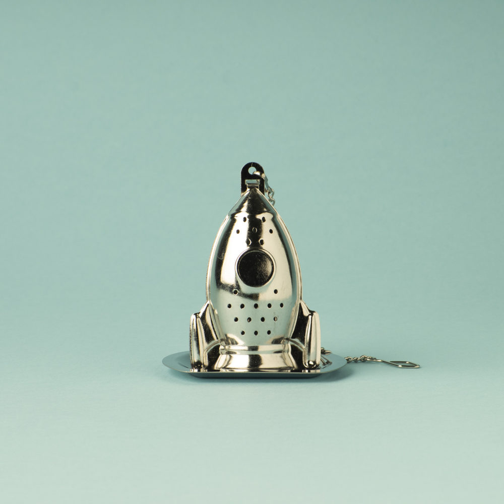 Rocket tea strainer